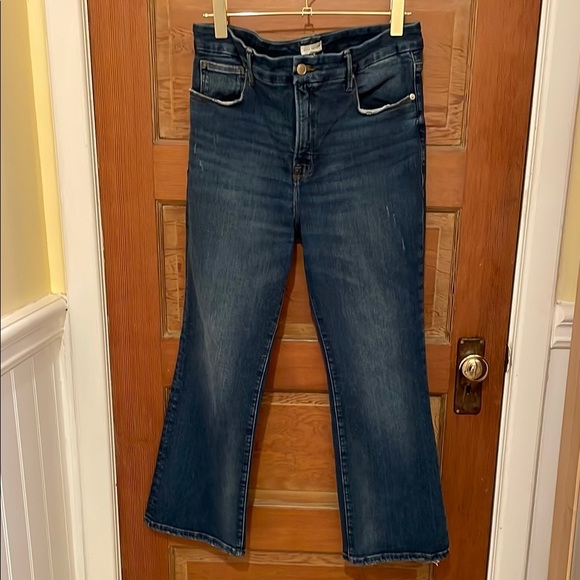 Good American Denim - Good American Blue Good legs crop mini boot